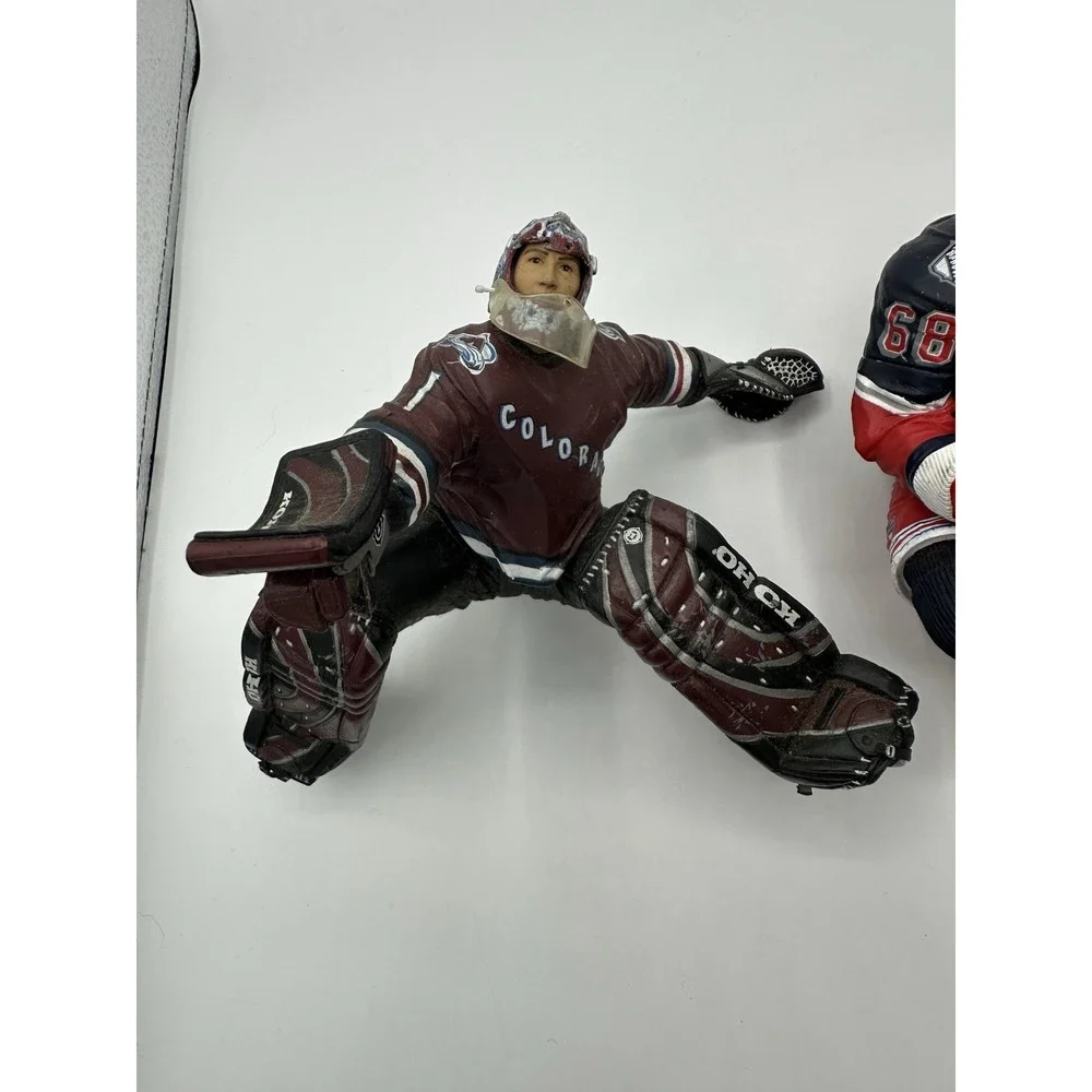 McFarlane NHL Sports Picks Figure Lot 3 Jagr Esposito Aebischer Loose